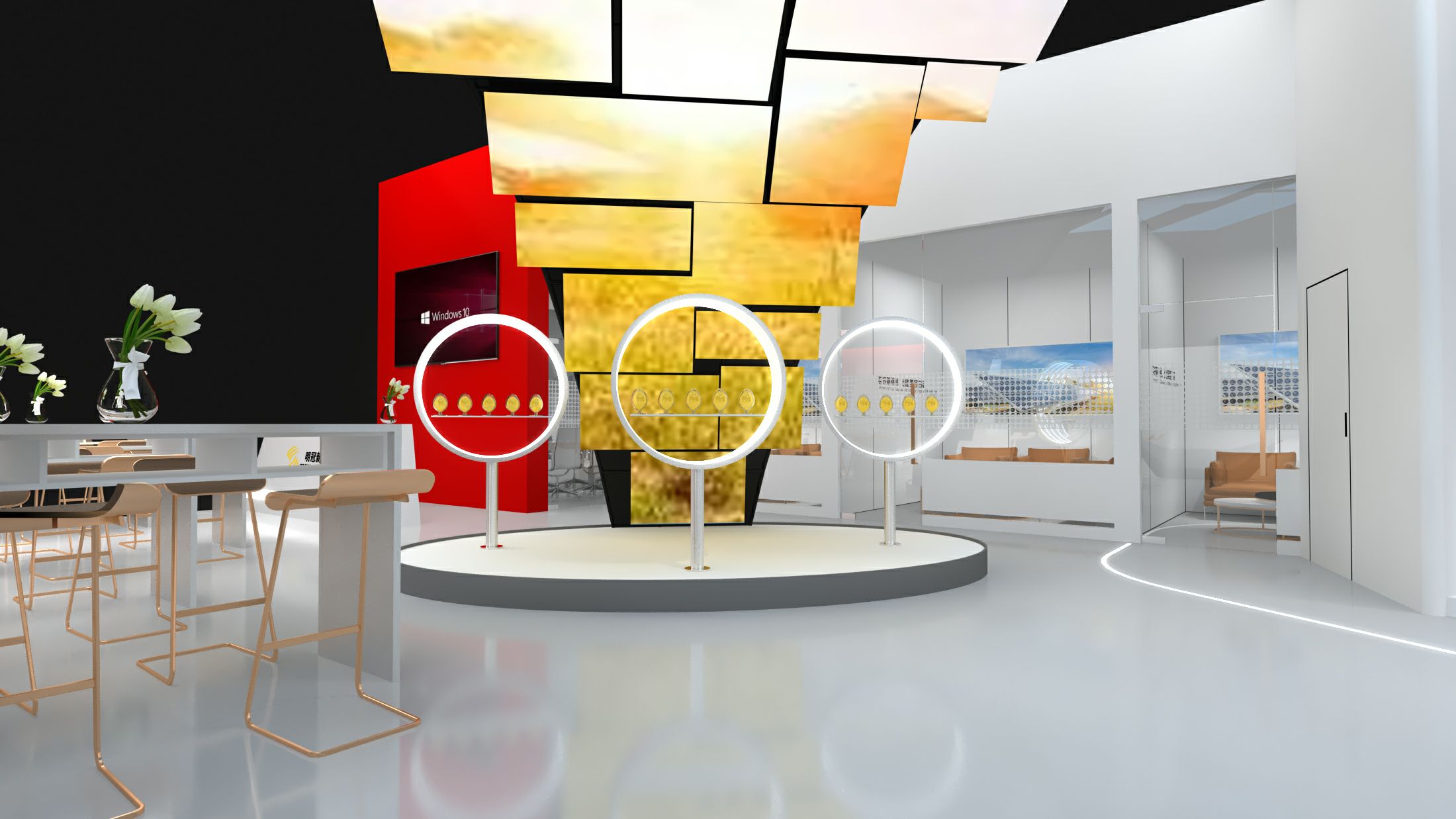 明冠新材展位設(shè)計(jì)搭建突顯科技，在2022光伏展上呈現(xiàn)更多研發(fā)成果