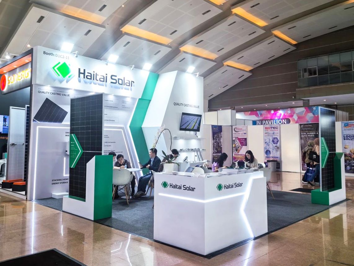 印尼雅加達(dá)展臺設(shè)計(jì)搭建 | 海泰新能獲得印尼儲能展觀眾青睞