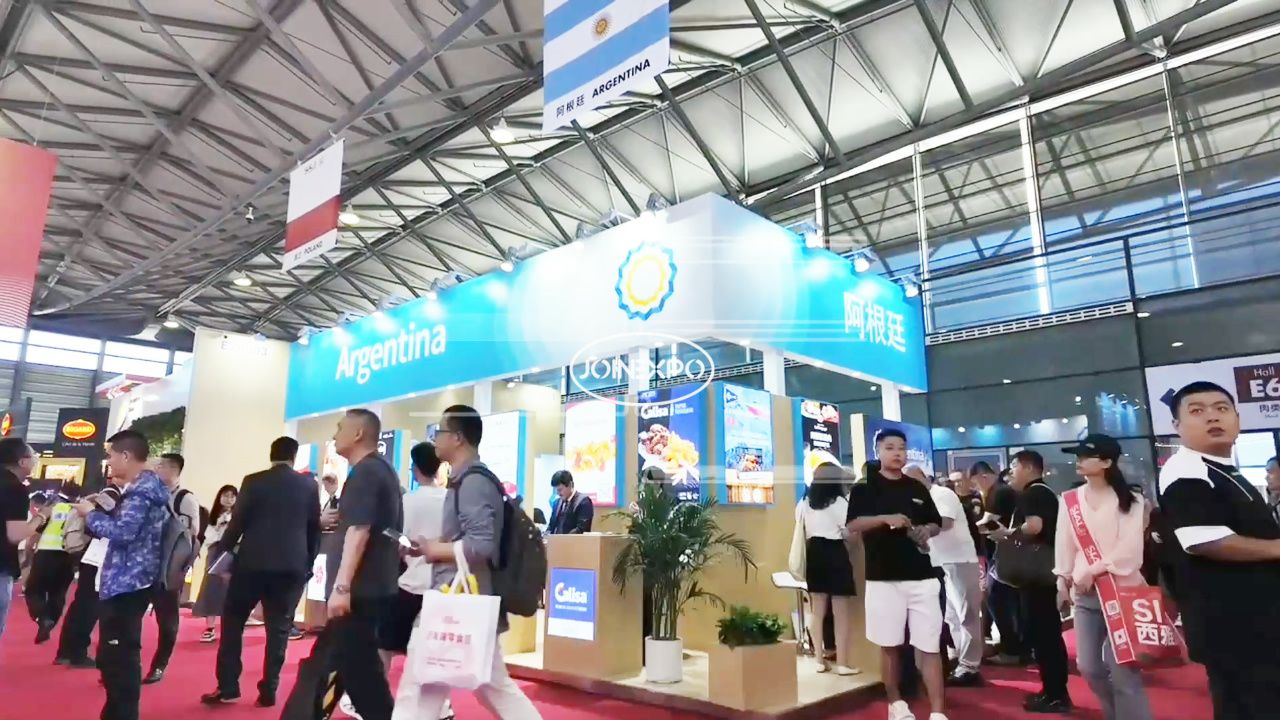 上海食品展展臺(tái)搭建 | SIAL食品展阿根廷國家館展位獨(dú)具特色