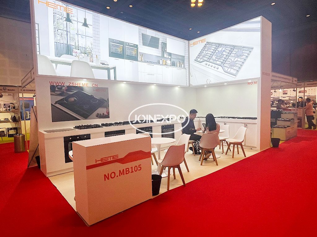 迪拜家居行業(yè)展臺設計搭建-和美電器優(yōu)雅亮相迪拜家居展